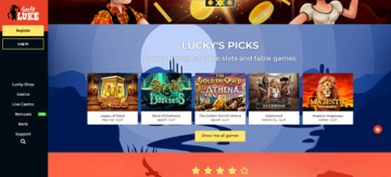 Top Casino Games at Lucky Luke